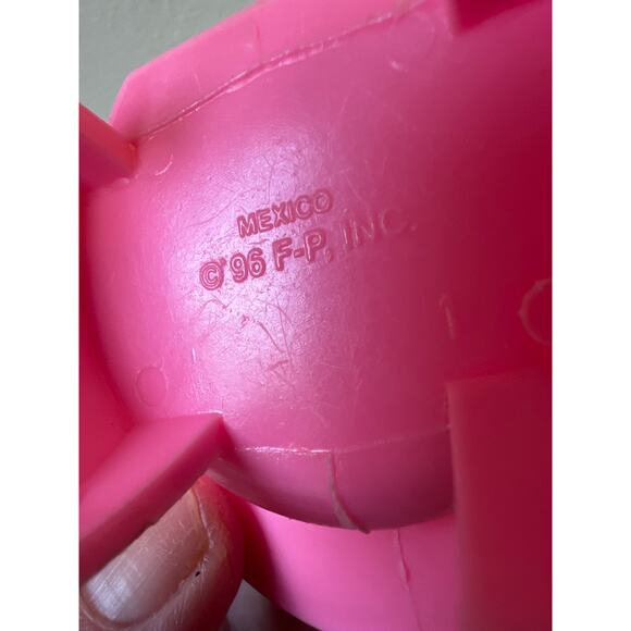 Little People 1996 Replacement Pink Baby High Chair Toy Figure House 90s - Picture 3 of 3